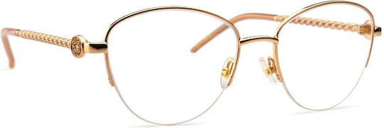 Elie Saab Women's Metal Prescription Eyeglass Frame Gold ES 047 DDB/18