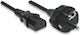 Manhattan IEC C13 - Schuko Cable 3m Μαύρο 328616