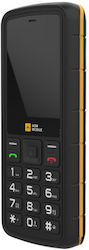 AGM M9F Dual SIM Ανθεκτικό Κινητό με Κουμπιά Μαύρο / Πορτοκαλί