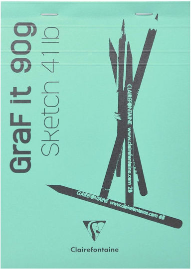 Clairefontaine Sketchbook Graf It Sketch Pad 10x15cm 80 Sheets