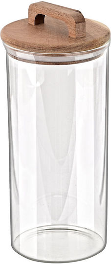 Estia ALLURE Vase Allgemeine Verwendung mit luftdichtem Deckel Glas Transparent 1300ml Estia ALLURE Vase Allgemeine Verwendung mit luftdichtem Deckel Glas Transparent 1300ml