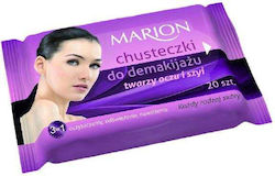 Marion Кърпички Почистване на Лице и Очи 20бр Marion Кърпички Почистване на Лице и Очи 20бр