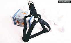 Petler Dog Harness Black Strap Small 1.6 X 33-59cm