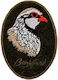 Patch brodat Benisport 500cpe Potârniche 9x7cm 1buc