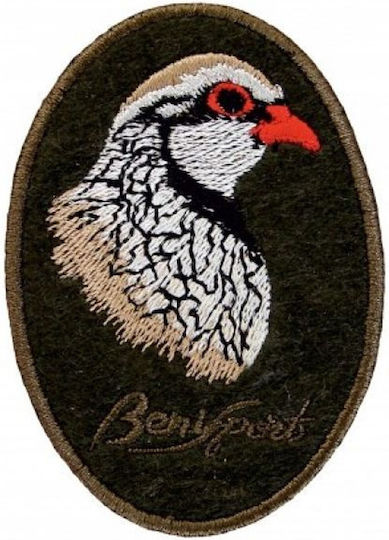 Patch brodat Benisport 500cpe Potârniche 9x7cm 1buc