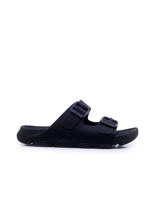 Jeep Footwear Ανδρικά Σανδάλια σε Μαύρο Χρώμα