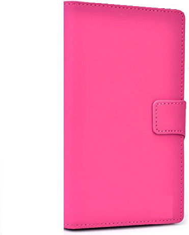 6.0 Inch Universal Book Leather Stand Case Fuchsia Oem