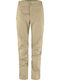 Fjallraven Abisko Women's Hiking Long Trousers Beige
