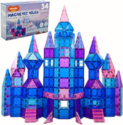 Wonder Toys Joc de construcție magnetic Pieces