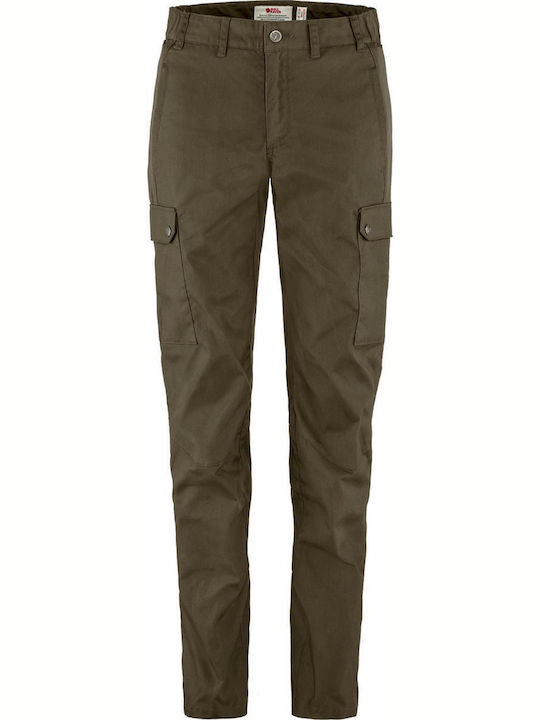 Fjallraven Stina Women's Hiking Long Trousers Green