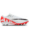 Nike Mercurial Vapor 15 Elite AG-Pro Niedrig Fußballschuhe mit Stollen Weiß