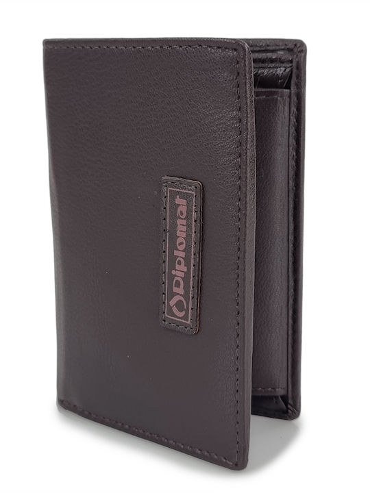 Leather Men's Wallet Classic Brown