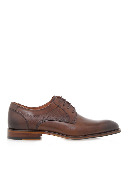 Isaac Men's Leather Dress Shoes Brown