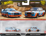 Hot Wheels Premium Car Culture Real Riders Set 2 Lancia Rally 037 & Fiat 131 Abarth