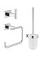 Grohe An Der Wand Montiertes Badezimmerzubehör-Set Glas