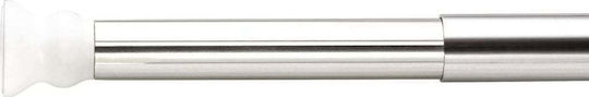 Ridder Telescopic Shower Curtain Rod Corner Aluminum Silver 110-245cm
