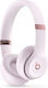 Beats Solo 4 MUW33ZM/A Ασύρματα/Ενσύρματα On Ear Ακουστικά με 50 ώρες Λειτουργίας και Quick Charge Ροζ