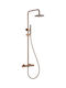 Imex Line Reglabilă Coloană de duș cu Baterie 115-165cm Rose Gold