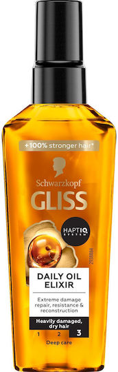 Gliss Argan Hair Oil for Repair Against Split Ends 75ml