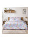 Beauty Home Сет с Калъфки За Възглавници Завивка Единична 160x240см Светлосин 12088ПММО 2 Бройки