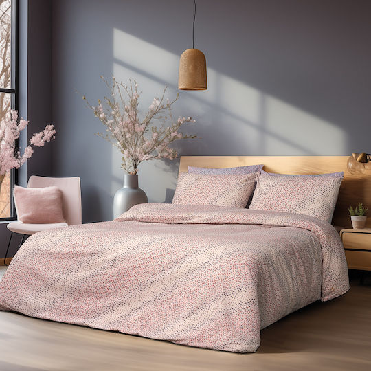 Beauty Home Сет с Калъфки За Възглавници Завивка Прегърни 220x240см Сомон 12093ПМУД 3 Бройки
