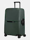 Samsonite MAGNUM Mittlerer Hartschalen-Reisekoffer Forestgrün mit 4 Rädern Höhe 69cm