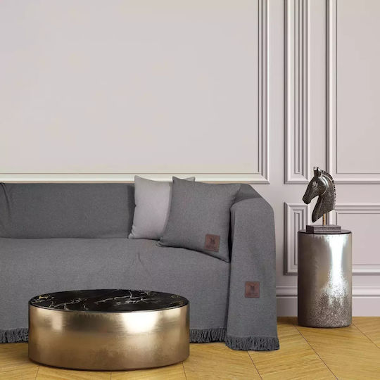 Greenwich Polo Club 3914 Sofa Throw 2 Seater 180x250cm Dark Gray