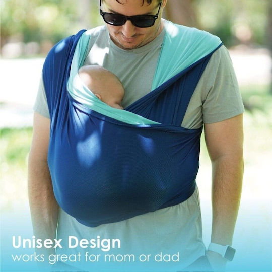 Baby K'tan Μάρσιπος Wrap Oasis Large Turquoise Blue με Μέγιστο Βάρος 16kg