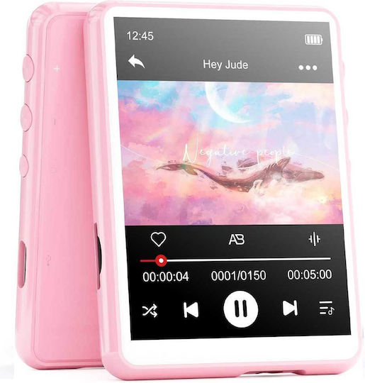 MECHEN M3 MP3 Player (64GB) with LCD / TFT Touch Screen 2.4" Pink