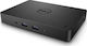 Dell WD15 Док / USB-C Докинг станция с HDMI/DisplayPort Ethernet Черен