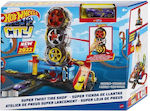 Hot Wheels City Super Twist Tire Shop Pista pentru 5++ Ani