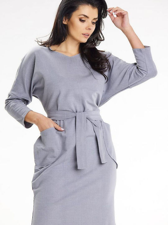 Awama Kleid Grey