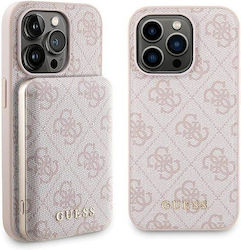 Guess Set Gubpm5p15x4gemgp iPhone 15 Pro Max 6.7" Hard Case + Powerbank 5000mAh Magsafe Pink 4G Metal Logo Guess Set Gubpm5p15x4gemgp iPhone 15 Pro Max 6.7" Hard Case + Powerbank 5000mAh Magsafe Pink 4G Metal Logo