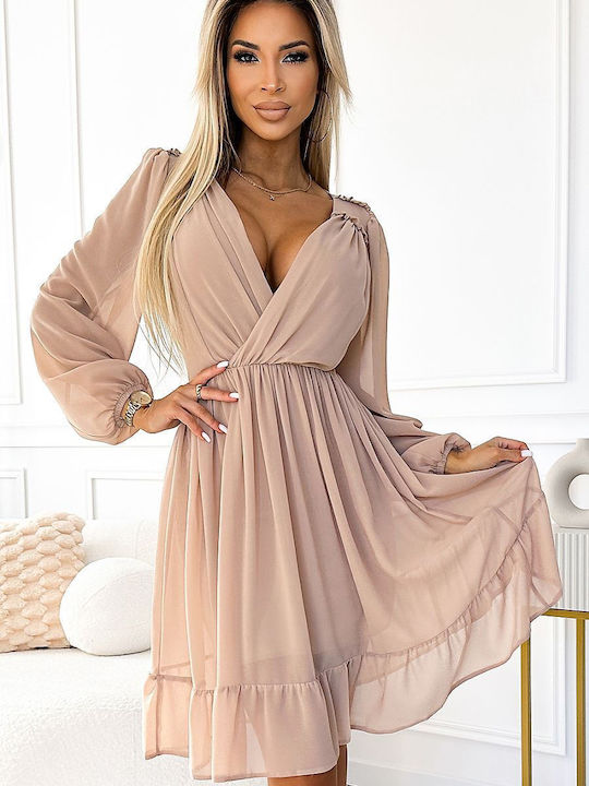 Numoco Rochie de Seară Beige