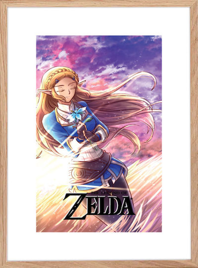 Walls Детска Рамка Princess Zelda от Дърво 50x70см