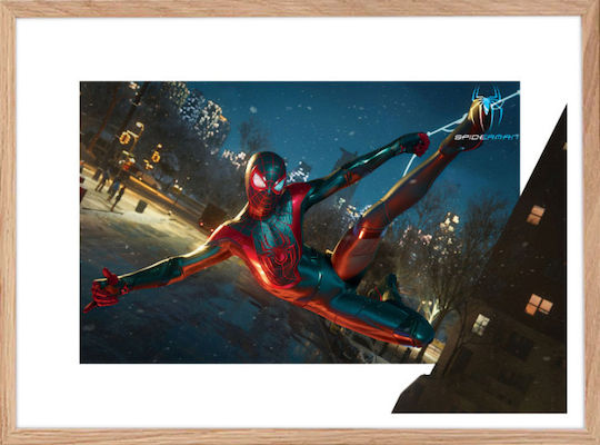 Walls Детска Рамка Spiderman от Дърво 40x30бр