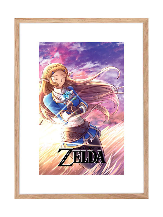 Walls Cadru Pentru Copii Princess Zelda Din Lemn 30x40cm