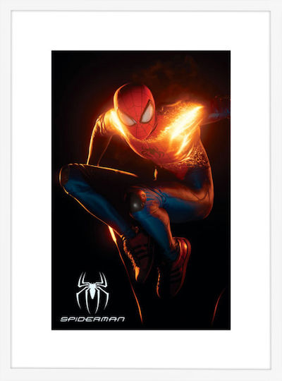 Walls Παιδικό Κάδρο Litghning Spiderman από Ξύλο 20x30εκ.