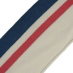Rip Knit Cream Fuchsia Dark Blue 8*100cm