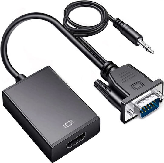 Konverter 3.5mm / VGA männlich zu HDMI männlich 1 Stück E394