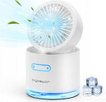 4in1 Fan Fan Portable 3-speed Led Fan