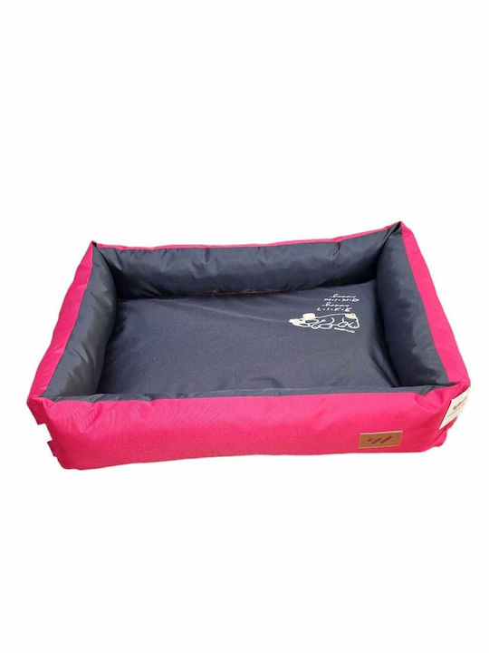 Woofmoda Poof Dog Bed Red 65x45cm.