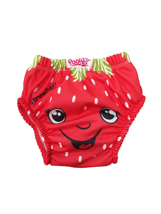 Poopes Kids' Brief Red