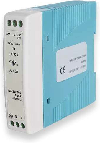 Teltonika Pr3pdnp0 Din Rail Power Supply 12v 1.67a 20w