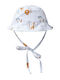 Swim Essentials Παιδικό Καπέλο Bucket Υφασμάτινο Αντηλιακό Λευκό