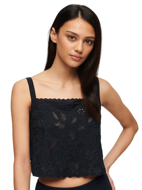 Superdry W D3 Ovin Ibiza Embroidered Women's Lingerie Top Black