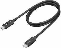 Apple Thunderbolt 4 Pro Thunderbolt 4 Cable 100W Μαύρο 1m