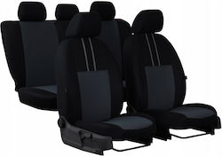 Car Seat Cover Set 5pcs Gray