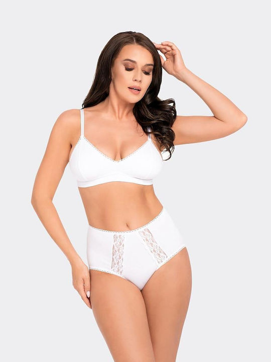 Babell Baumwolle Damen Slip White