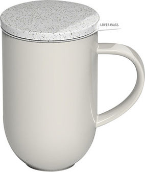 Loveramics Becher aus Porzellan Beige 450ml